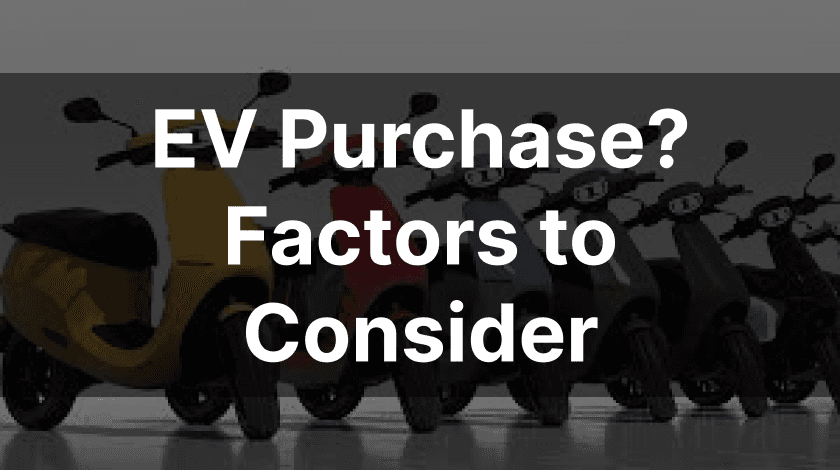 Buying electric Two wheelers
