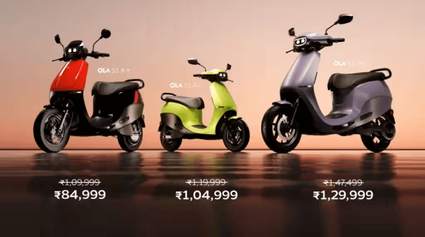 Ola Electric Significant Price Reductions Across S1 Portfolio