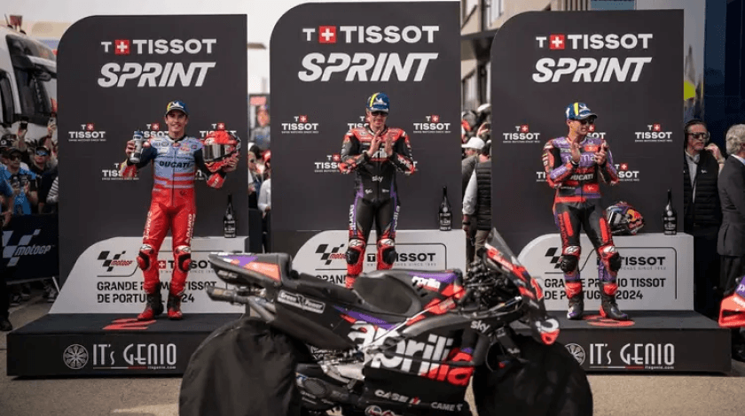 Vinales's First Aprilia Win in Portuguese GP Sprint